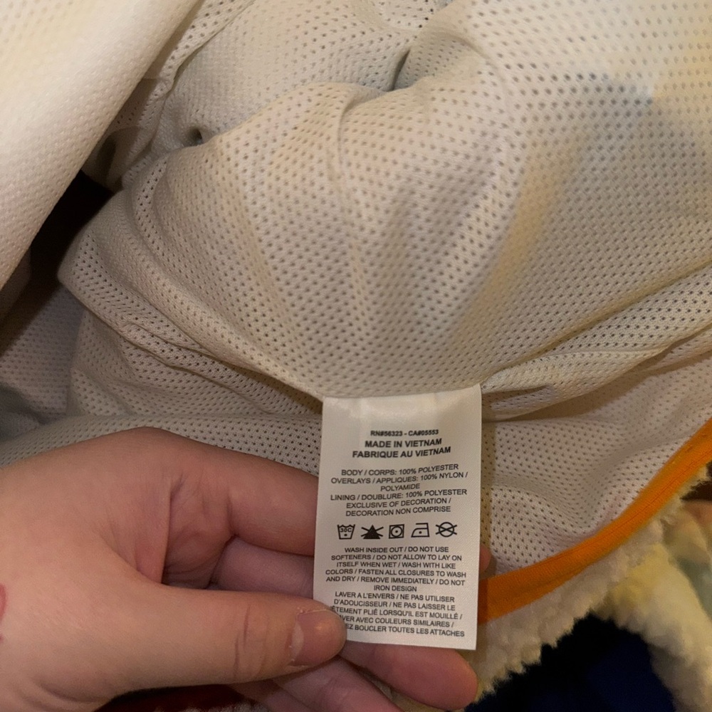 Nike Blue and White Sherpa Pullover - Picture 6 of 9